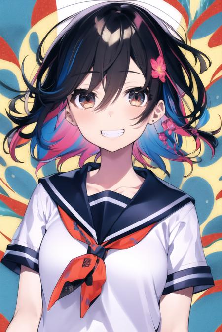 3978515282-1579609787-mika pikazo, original, 1girl, (colorful), multicolored hair, (abstract), multicolored eyes,  bangs, black hair, blue sailor coll.png